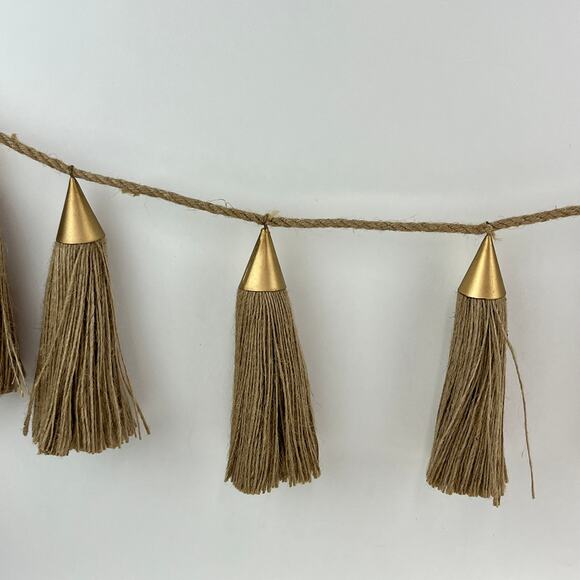 Ballard Designs Natural Oversized Tassel Garland - Picture 1 of 5